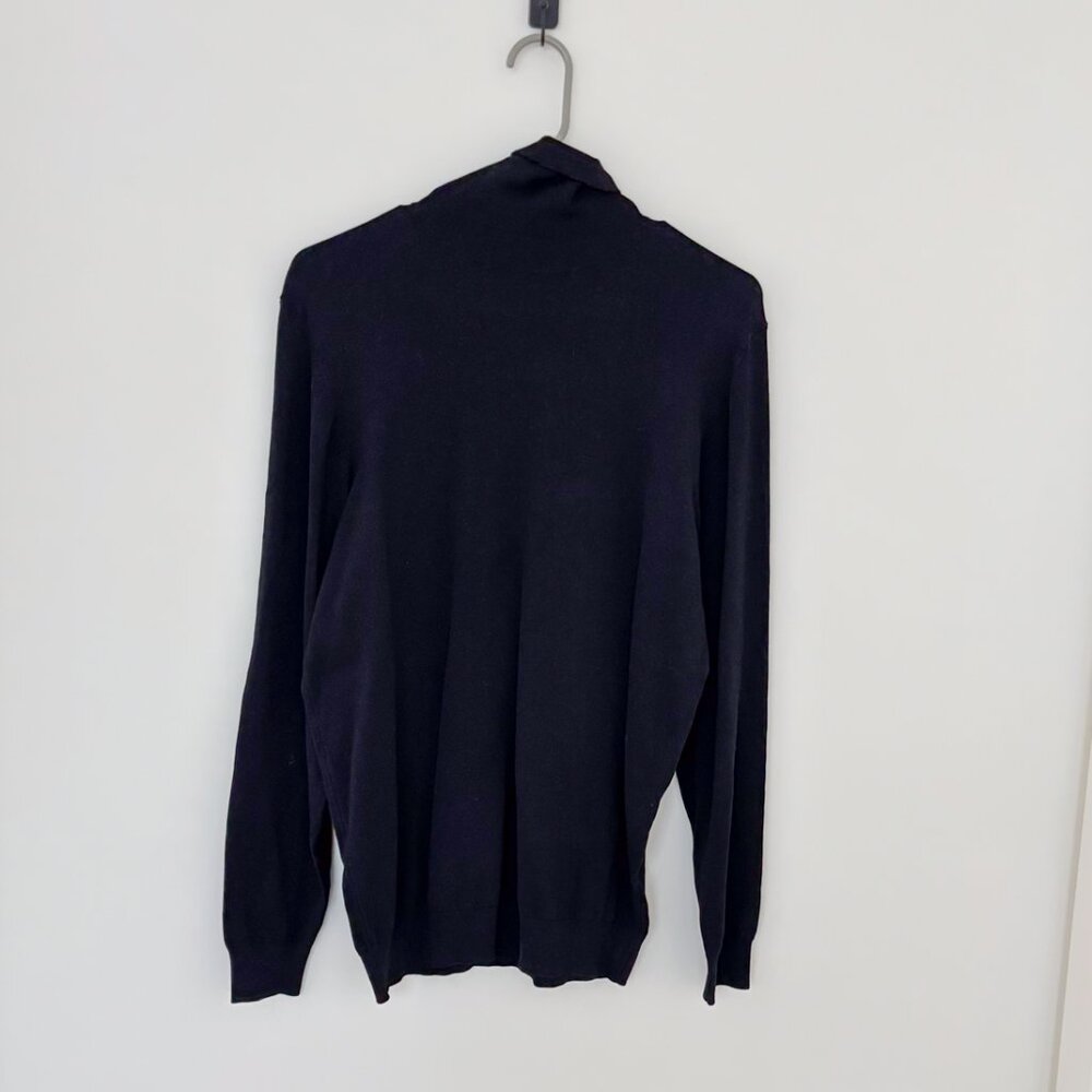 NWT Zara Black Turtleneck Tunic Knit Sweater